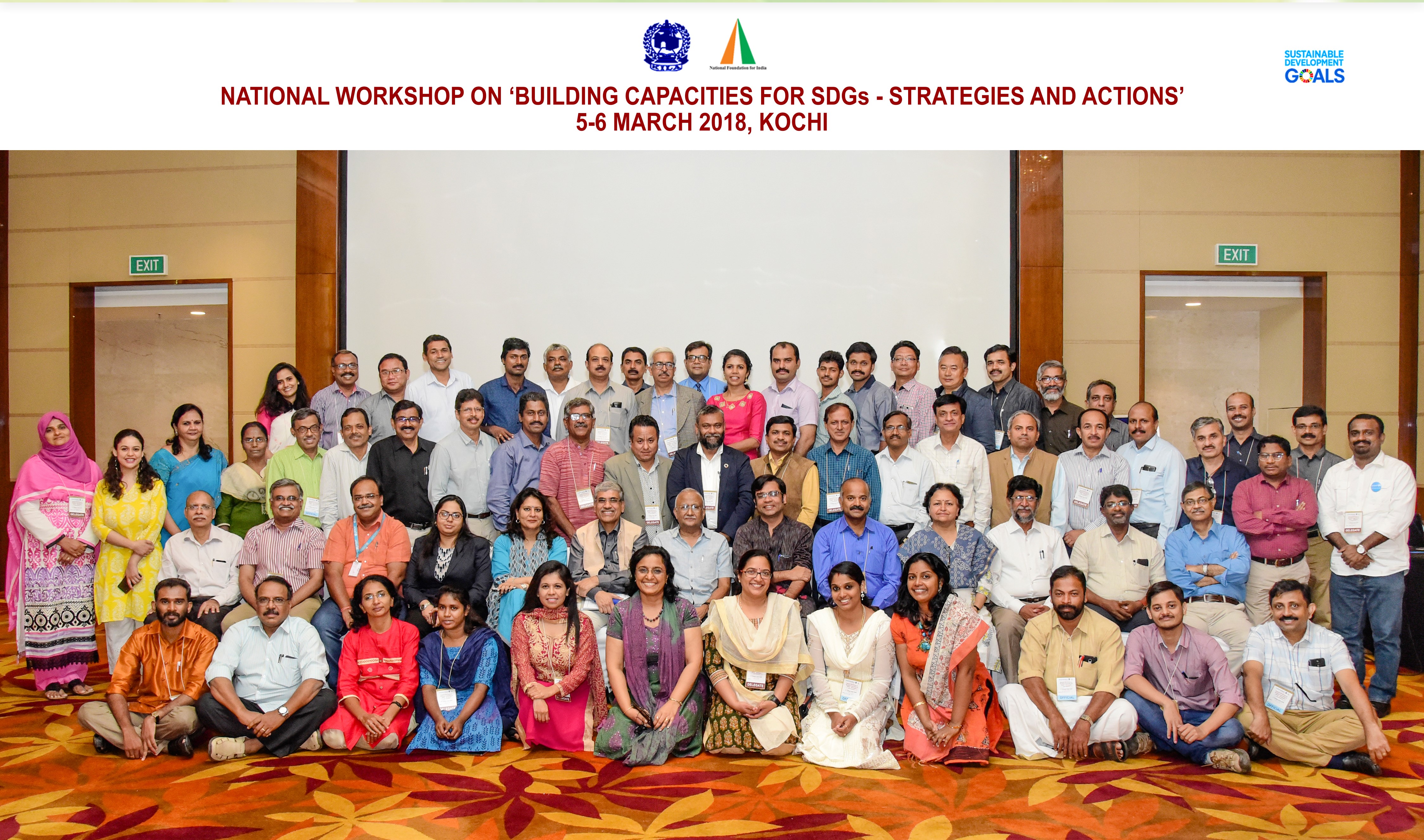 National Workshop on Building capacities for SDGs held at Kochi