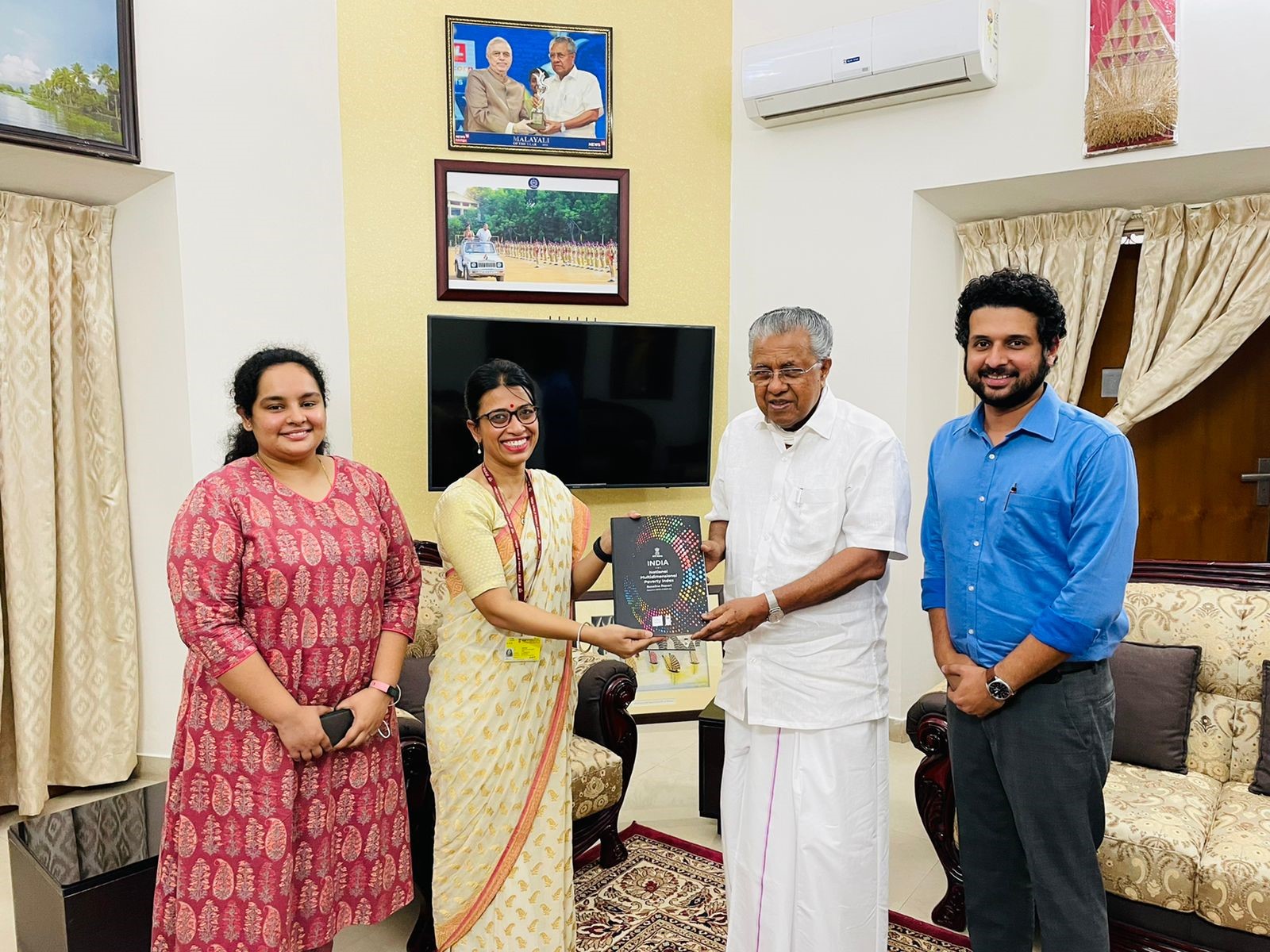 Visit of SDG Advisor, NITI Aayog in connection with the release of Multi- Dimensional Poverty Index